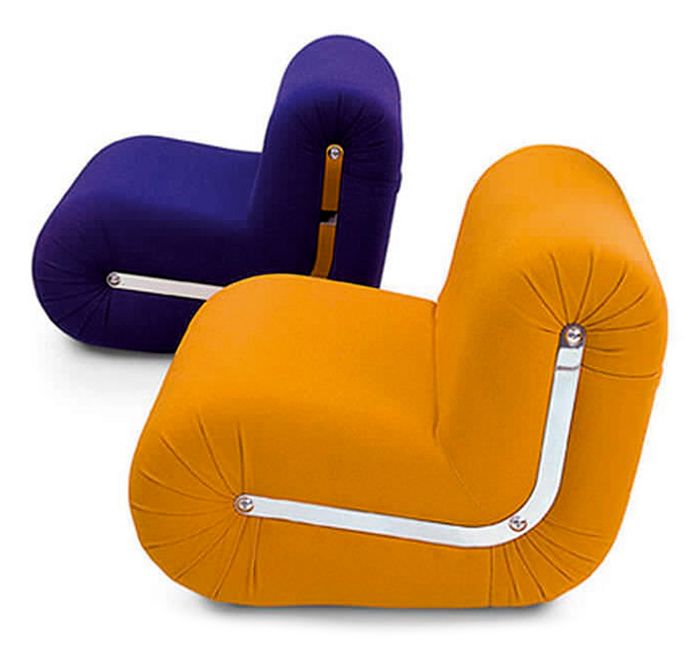  — Boomerang poltrona, Flexform 1968