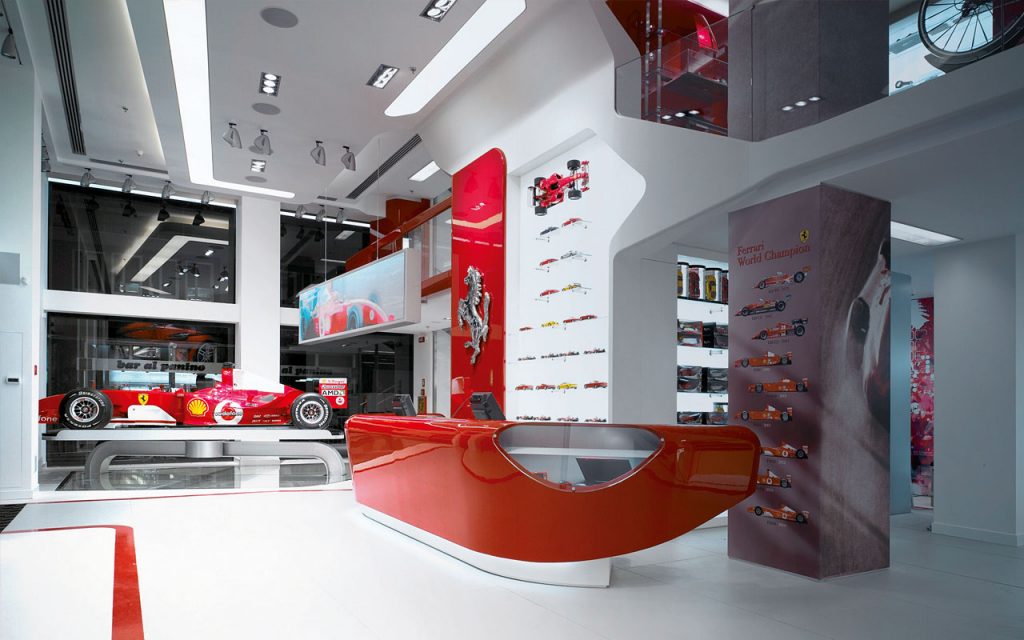  — Ferrari stores, 2002