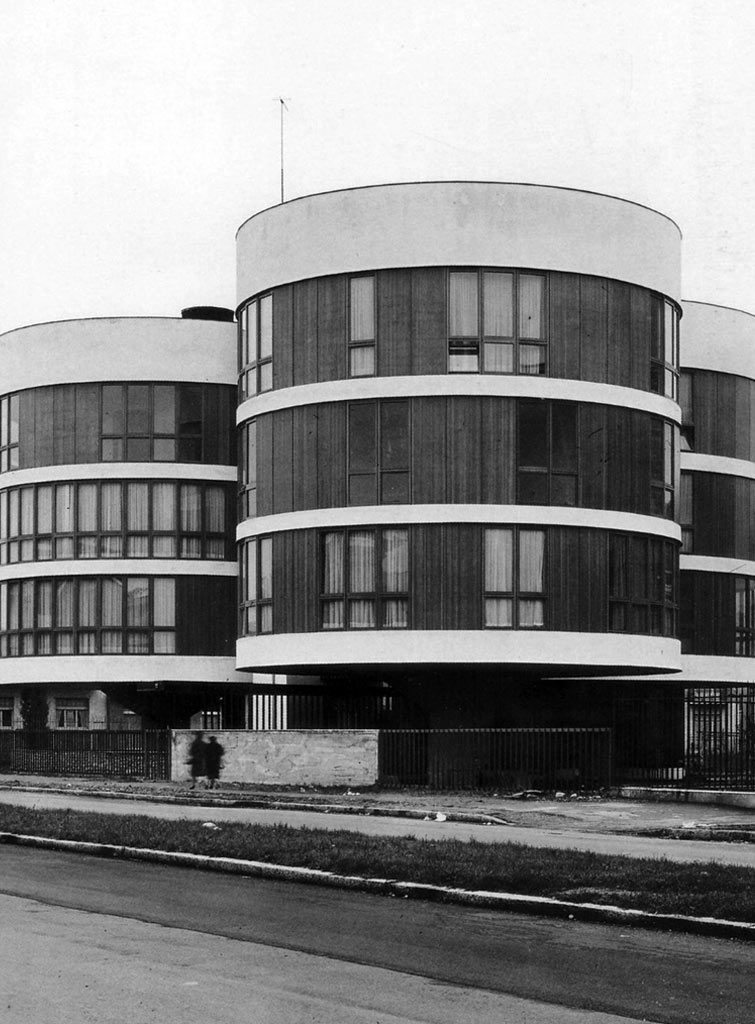 — Casa a tre cilindri, Via Gavirate 27, Milano 1959
