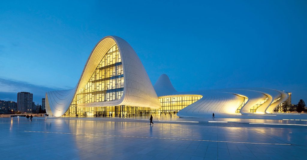 — Heydar Aliyev Centre Baku, Exterior