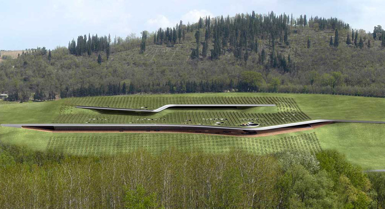Cantine Antinori — Chianti, Italy — veduta d’insieme