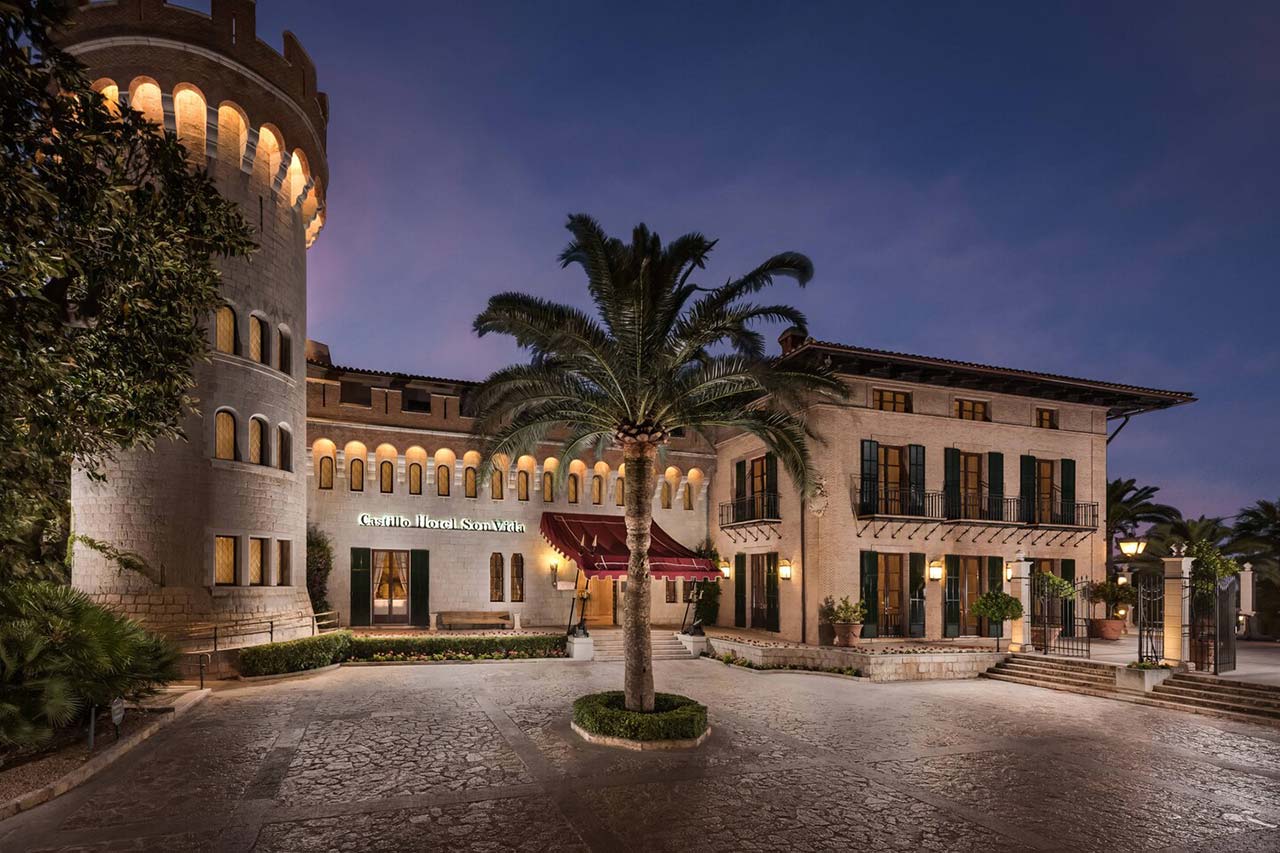 Castillo Hotel Son Vida di Palma de Mallorca — Palma di Maiorca, Spagna — scorcio verticale