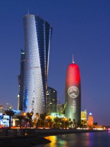Qatar Football Association — Doha, Qatar — scorcio verticale