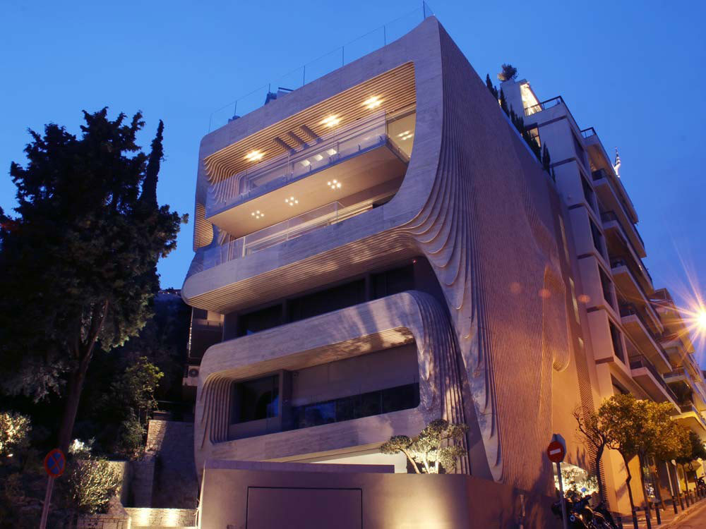 One Kleomenous — Atene, Grecia — scorcio verticale
