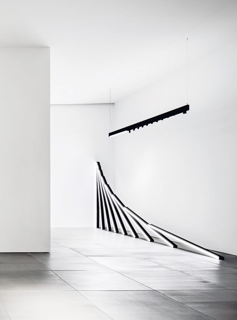 — Running Magnet Installation, Flos, Salone del Mobile, Milano 2015